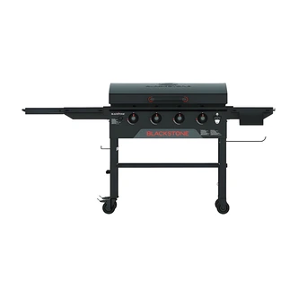 Blackstone Omnivore Griddle With Hood, 36 in, Four Heat Zones, Dual Folding Side Shelves, Magnetic Tool Strip, Paper Towel Holder