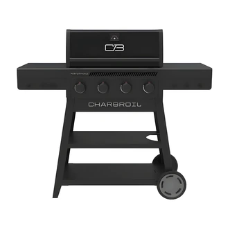 Char-Broil Performance Series FlavorMax 4-Burner Gas Grill, Cart, Black, 52.34 W x 21.96 D x 45.66 H in