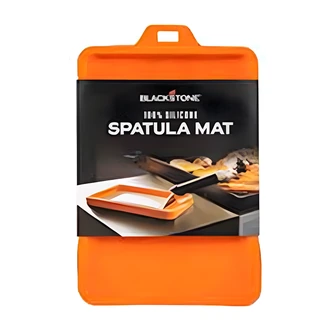 Blackstone Silicone Spatula Mat, Griddle Tool Rest, Heat Resistant, Built-In Hanger, Black