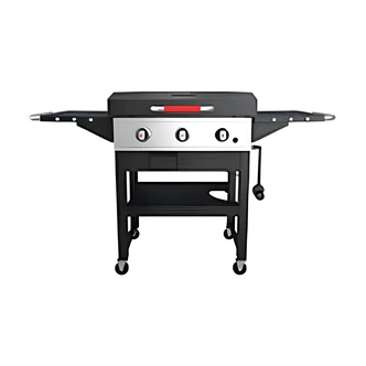 Char-Broil 3-Burner Gas Griddle, Propane, 605 Sq In, Steel, Removable Grease Tray, 38 W x 25 D x 16 H