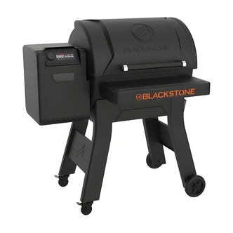 Blackstone Pellet Smoker, Bluetooth, LED Display, 20 lb Hopper, 875 sq in Cooking Area, Folding Front Shelf