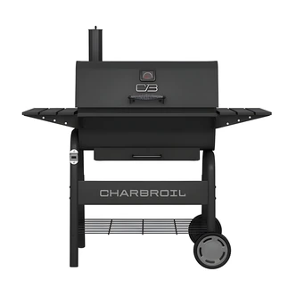 Char-Broil C-Line 840 Charcoal Grill, 840 Sq In, Porcelain-Coated Grates, Black