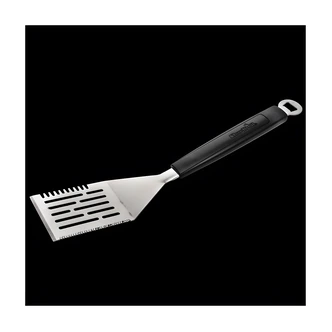Char-Broil Multi-Purpose Spatula, Stainless Steel, 17 in, Bottle Opener, Serrated Knife Edge, Meat Tenderizer