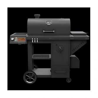 Oklahoma Joe's Tahoma DLX Auto-Feed Charcoal Smoker, 875 Sq In, 16 lb Hopper, App Controlled, Black