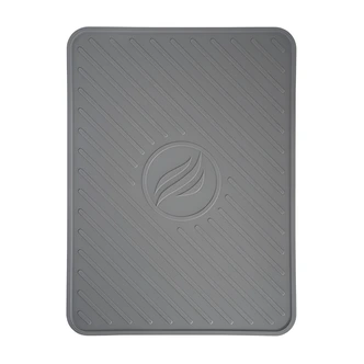 Blackstone Large Spatula Mat, Countertop, 100% Silicone, Heat Resistant, Black, 12" W x 11" H x 0.5" D