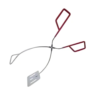 21st Century Turner Tongs, Deluxe, Chrome, Wooden Handle, 17 W x 20 D x 16 H