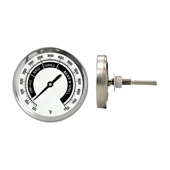 21st Century Grill Thermometer, Screw-Lock Back, 2" Dial, Replaces Most Smoker Grill Lid Thermometers