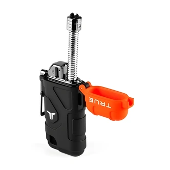 True Plasma Lighter XR, Flameless, Rechargeable, Flexible Neck, Windproof, Water-Resistant, Black