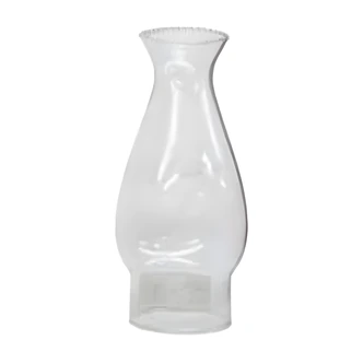 21st Century Beaded Top Chimney, Clear, 8-1/2" H, 3" Base, 2-11/16" Top
