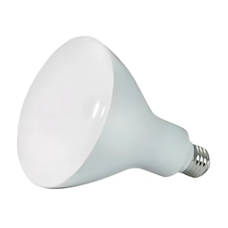 Satco LED Bulb, BR40, Dimmable, 11.5W, 2700K Warm White, Frosted, E26 Medium Base, 940 Lumens
