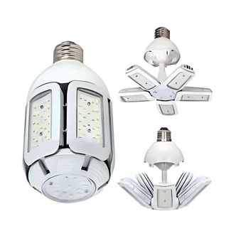 Satco Hi-Pro LED Fixture, 30W, 5000K, Medium Base, Adjustable Beam, Direct Wire, 100-277V, IP65