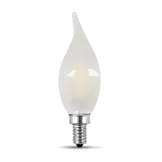 Feit Electric LED Flame Tip Bulb, Dimmable Frost, 300 Lumen, 2700K, Candelabra Base, 2/PK
