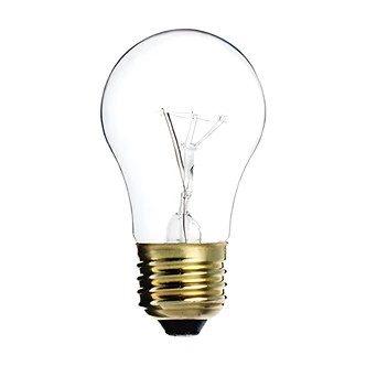 Satco Appliance Bulb, 40W, Clear, Dimmable, Warm White, 130/120V, A15, 300/225 Lumens