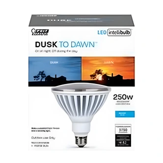 Feit Electric Dusk To Dawn Light Bulb, 3750 Lumens, 40 W, 5000K, E26, 250 W Equivalent