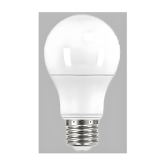 Satco Dimmable LED Light Bulb, 5 W, 120 V, 4/PK, Frosted White, Damp Location Rated