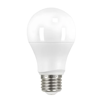 Satco A19 LED Bulb, Dusk To Dawn, 8 W, 5000K Natural White, Frost, 800 Lumen, 15,000 Hr