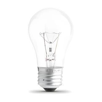 Feit Electric Dimmable Incandescent Appliance Bulb, 40 W, A15, Clear, 6/CT