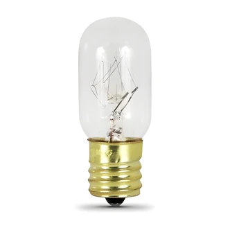 Feit Electric Clear Appliance Bulb, Intermediate Base, 2700K, Brass Base