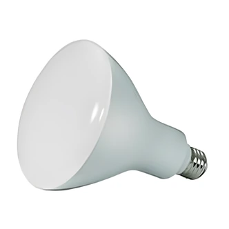 Satco BR40 LED Bulb, Dimmable, 16.5W, 3000K, 120V, Medium Base