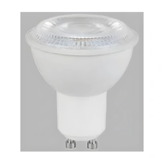 Satco MR16 LED Light Bulb, 6.5 W, Warm White, 25 Deg Beam, Dimmable, Frost, Damp Rated