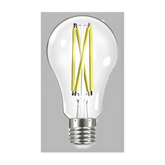 Satco LED Bulb, A19, Clear, E26, 3000K, 12.5W, 90 CRI, 120V