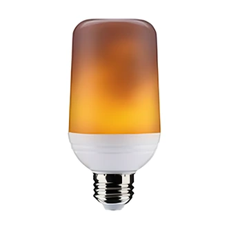 Satco LED Flame Bulb, T19, Medium Base, 120V, 2.5 W