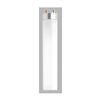Satco T8 Fluorescent Tube, Cool White, 30 W, Medium Bi-Pin Base, Frosted, 2100 Lumens, 25/CS