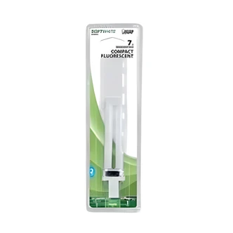 Feit Electric Compact Fluorescent Lamp, 7W, 10,000 Hr, 7/8" Dia, 5-5/16" L