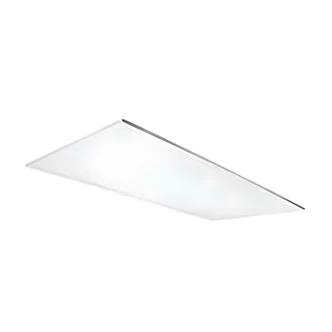 Satco LED Flat Panel Light Fixture, Selectable CCT 3500K-5000K, 0-10V Dimmable, White, 25.75 W x 49.5 D x 3 H