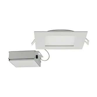 Satco Remote Driver Downlight, Ultra-Slim, 12W, Selectable CCT, Wet Location, IC Rated, Air Tight, Recessed
