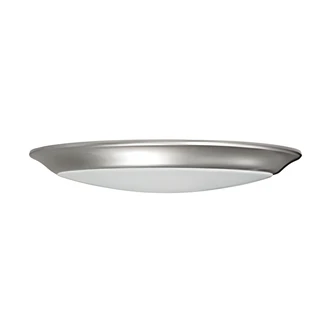 Satco LED Disk Light, Color Quick Selectable CCT, 10 in, Wet Location, Closet Rated, White, 3/4 in Junction Box Compatible