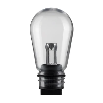 Satco S14 LED Replacement String Light Lamp, RGBW, 12V, Wet Location Rated, 2/PK