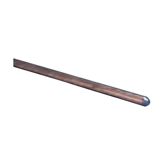 Erico Ground Rod, Galvanized Copper, 1/2 in x 8 ft