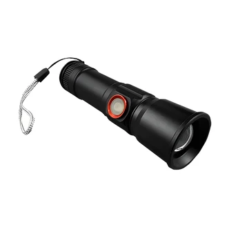 GoGreen Power Nighthawk Rechargeable Flashlight, 700 Lumens, Zoom Lens, 3 Modes, Aluminum, USB Charging Output