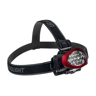 GoGreen Power 10 LED Headlamp, Adjustable Strap, 3 Modes, Includes 3 AAA Batteries