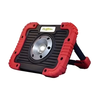 GoGreen Power Cyclops Worklight, 10W COB LED, 1200 Lumens, 4 AA Batteries, Swivel Handle