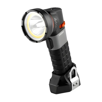 Nebo LUXTREME SL25R Flashlight, Rechargeable, Waterproof IP67, White/Red COB Flood Light, Magnetic Base, Steel Clip