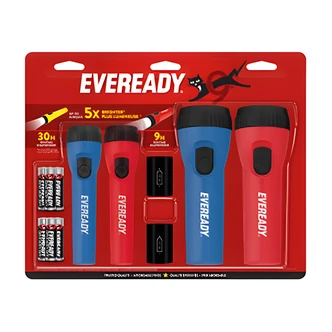 Energizer LED Flashlight, Long Lasting, Plastic, 4/PK