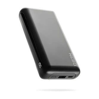 NEBO 20K Power Bank, USB-C Rapid Charge, USB-C/USB-A Outputs, Digital Power Indicator, 2-Device Charging