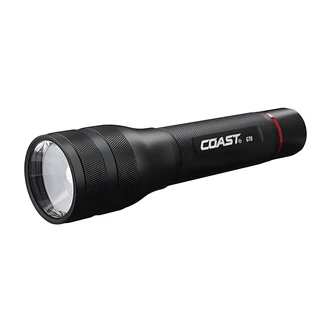 Coast G70 LED Flashlight, 1200 Lumens, Twist Focus, Pure Beam, Aluminum, IP54, 29 Hr Runtime