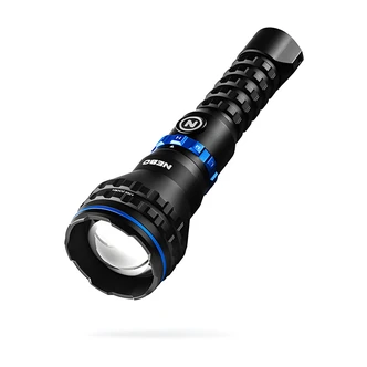 Nebo LUXTREME MZ60 Blueline Flashlight, USB-C Rechargeable, 1,000 Lumen, 1,000 M, Power Bank
