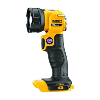 DeWalt LED Flashlight, 20V Max, 110 Lumens, Hook, 120 Deg Rotating Head, Battery Sold Separately