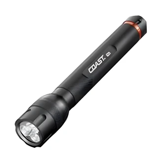 Coast G26 Flashlight, Fixed Beam LED, 83 Lumens, 2 AA Batteries Included, 6.05 in, Black