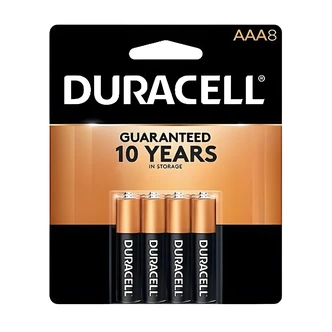 Duracell Coppertop AAA Batteries, 8/PK, 40/CT