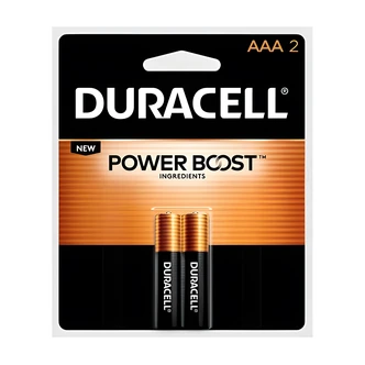 Duracell Coppertop AAA Alkaline Batteries, 2/PK
