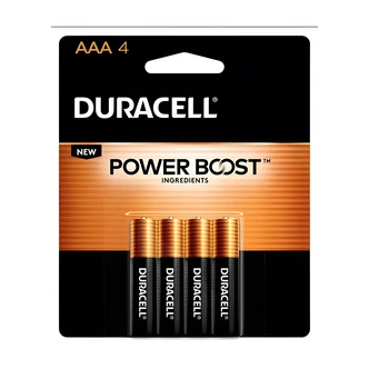Duracell Coppertop AAA Alkaline Batteries, 4/PK, 54/CT