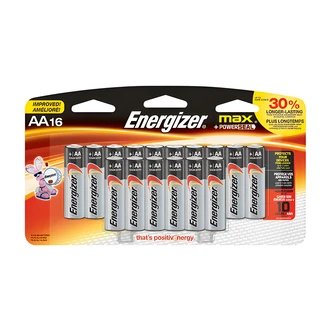 Energizer Max AA Alkaline Batteries, 16/PK