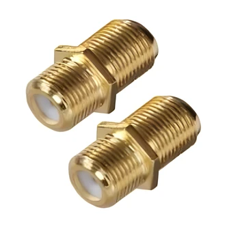 AmerTac Zenith Feed Thru F Connector, 2/PK