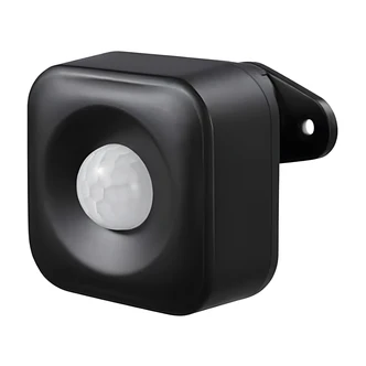Globe Electric Motion Sensor, Wireless, Plastic, Black/White, 12 ft, 120 Degrees