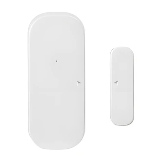 Globe Electric Wireless Battery Operated Door/Window Sensor, White Plastic, 300 ft, 1 Tone